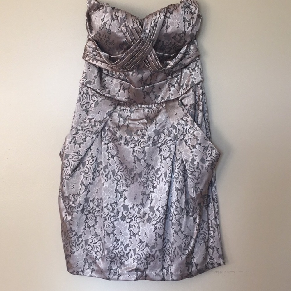Strapless Dress with Pockets (Size 8)